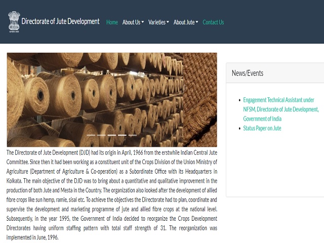 Directorate of Jute Development Kolkata Recruitment 2020, Walk in for Technical Assistant Posts