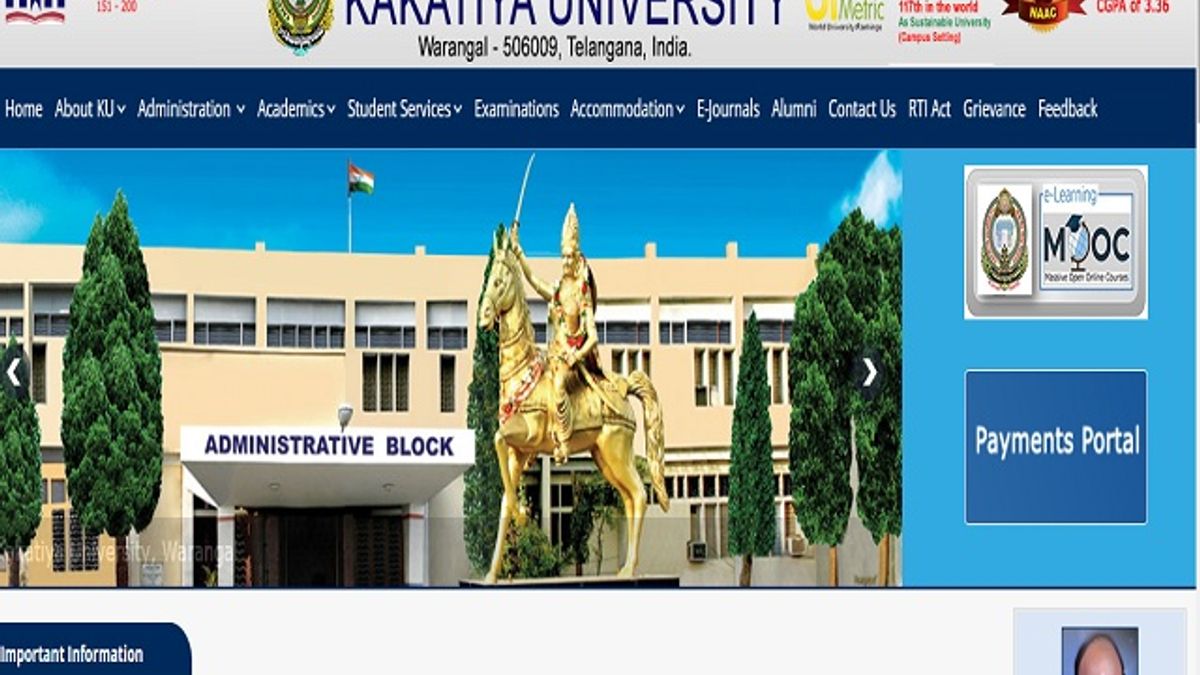 Kakatiya University Recruitment 2019 for Research Assistant Posts