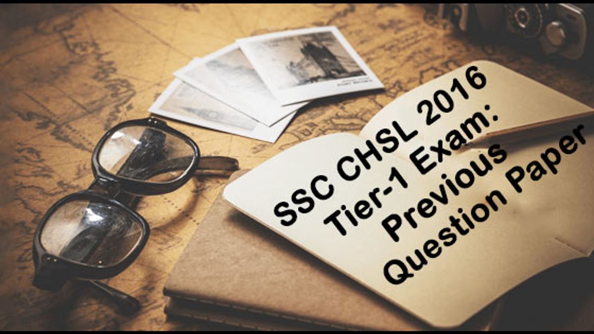 Ssc Chsl Tier 1 2016 Question Paper Held On 10 Jan 2017 8831