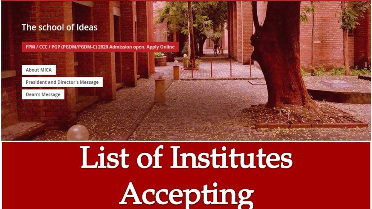List of Institutes Accepting MICAT Exam Score