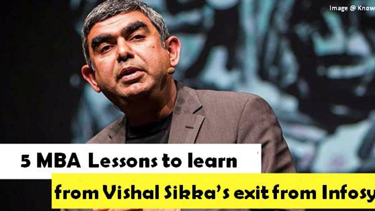 Vishal Sikka’s exit from Infosys