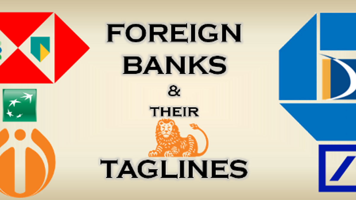 MBA Quiz: Guess the foreign bank from its tagline