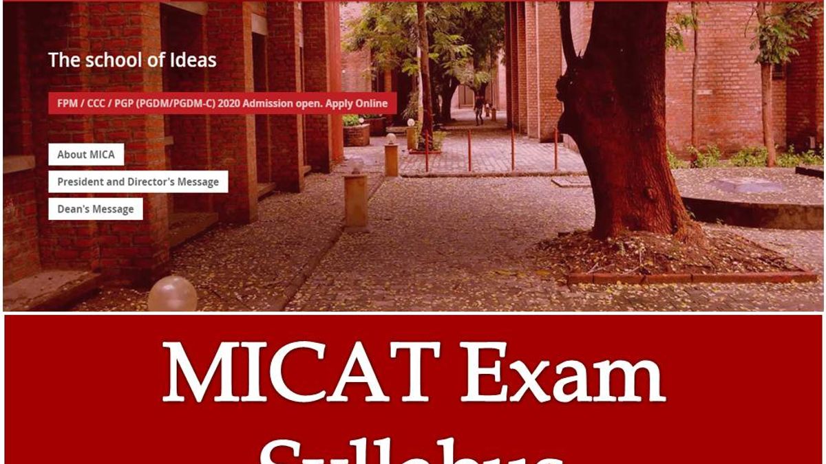 MICAT Exam Syllabus