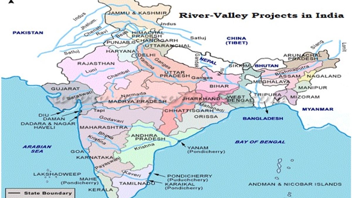 GK Questions and Answers on the River Valley projects and Canals in India