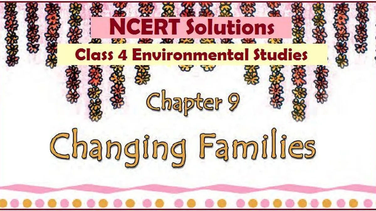 NCERT Solutions for Class 1 EVS (Environmental Studies)