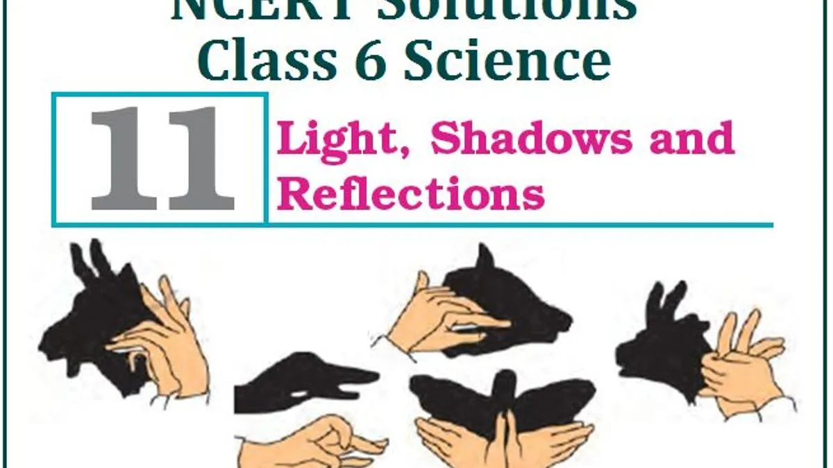 NCERT Class 6 Science Solutions Chapter 11 - Light, Shadows And Reflections