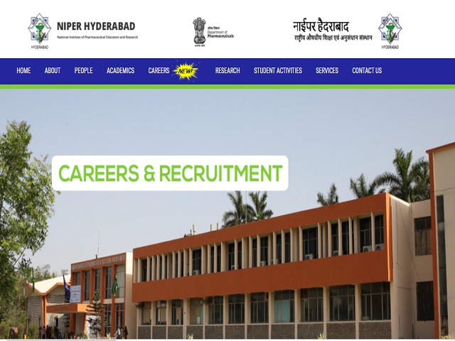 NIPER Hyderabad Recruitment 2020: Apply Online for 16 Non-Faculty Posts @niperhyd.ac.in