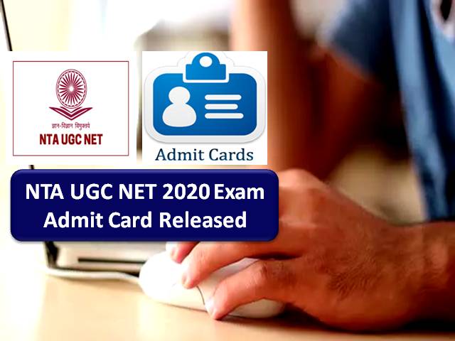 UGC NET Admit Card 2020 Released by NTA for Remaining Subjects (4th/5th/11th/12th/13th Nov) @ugcnet.nta.nic.in: Get Direct Link to Download Admit Card