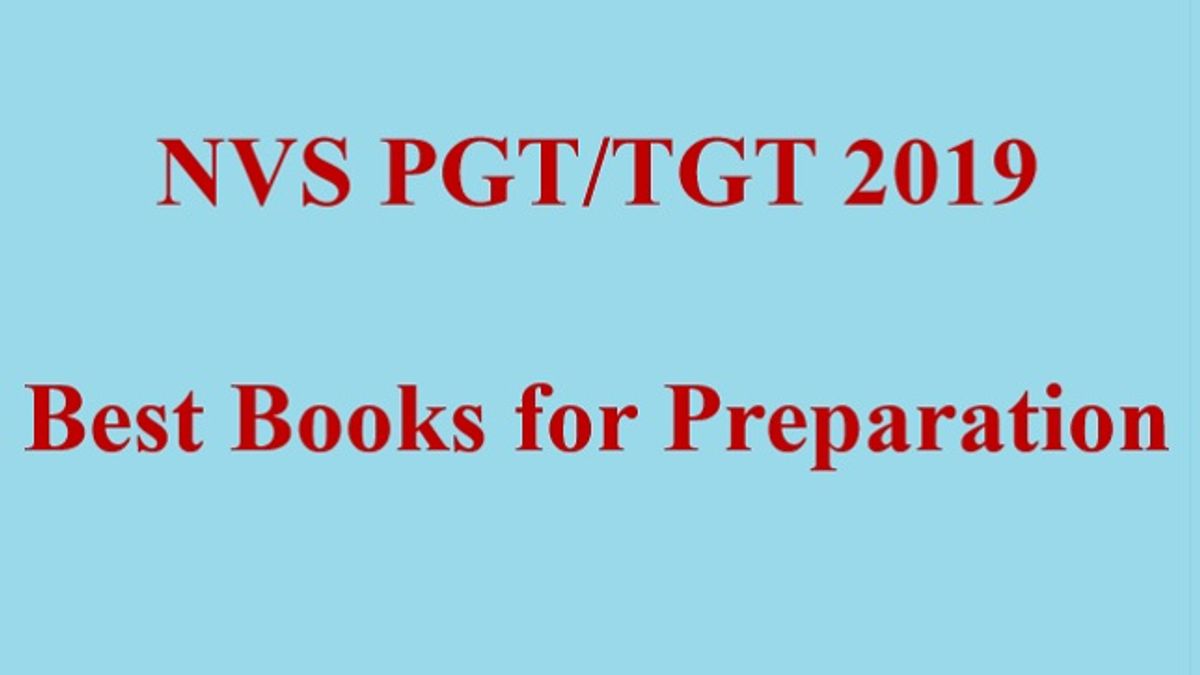 NVS PGT & TGT 2019 की तैयारी के लिए बेस्ट बुक्स 