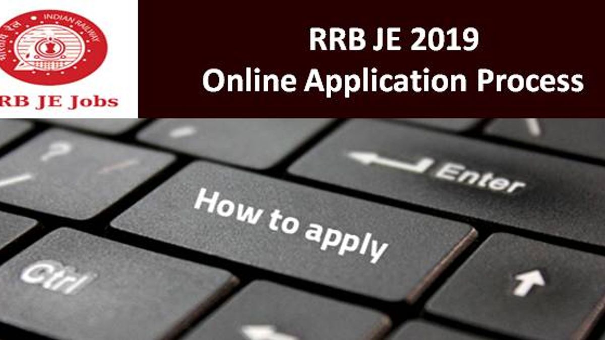 RRB JE 2019: Online Application Process