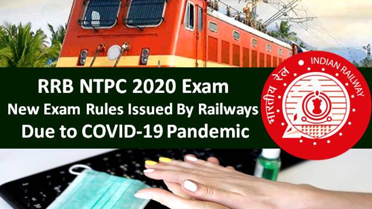 RRB NTPC 2020 Exam to be held Amid COVID-19 Pandemic: Ministry of Railways Issued New Rules for Conducting RRB NTPC Exam including Social Distancing, Wearing Mask & Sanitization