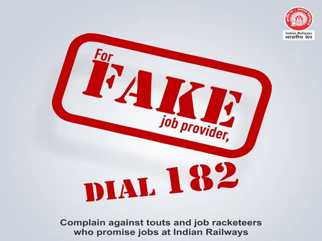 RRB Railway Recruitment 2020 Latest Update: Ministry of Railways Introduced Helpline Number 182 to Report Fake Indian Railway Job Notifications