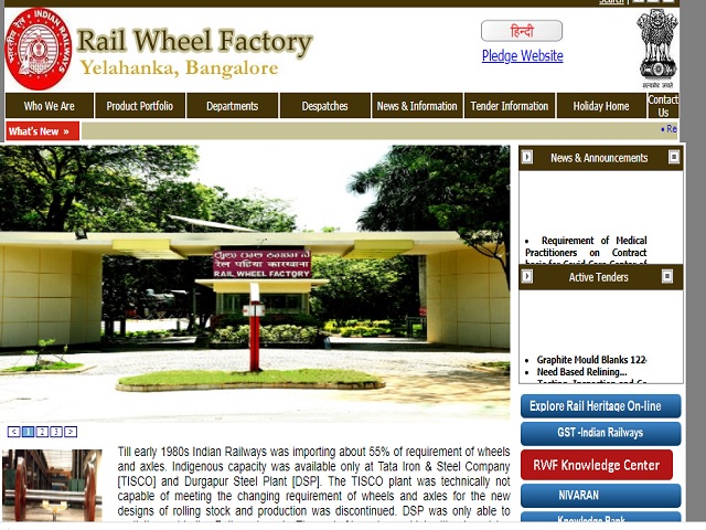 Rail Wheel Factory (RWF) Recruitment 2020: Walk-in for Doctor Posts