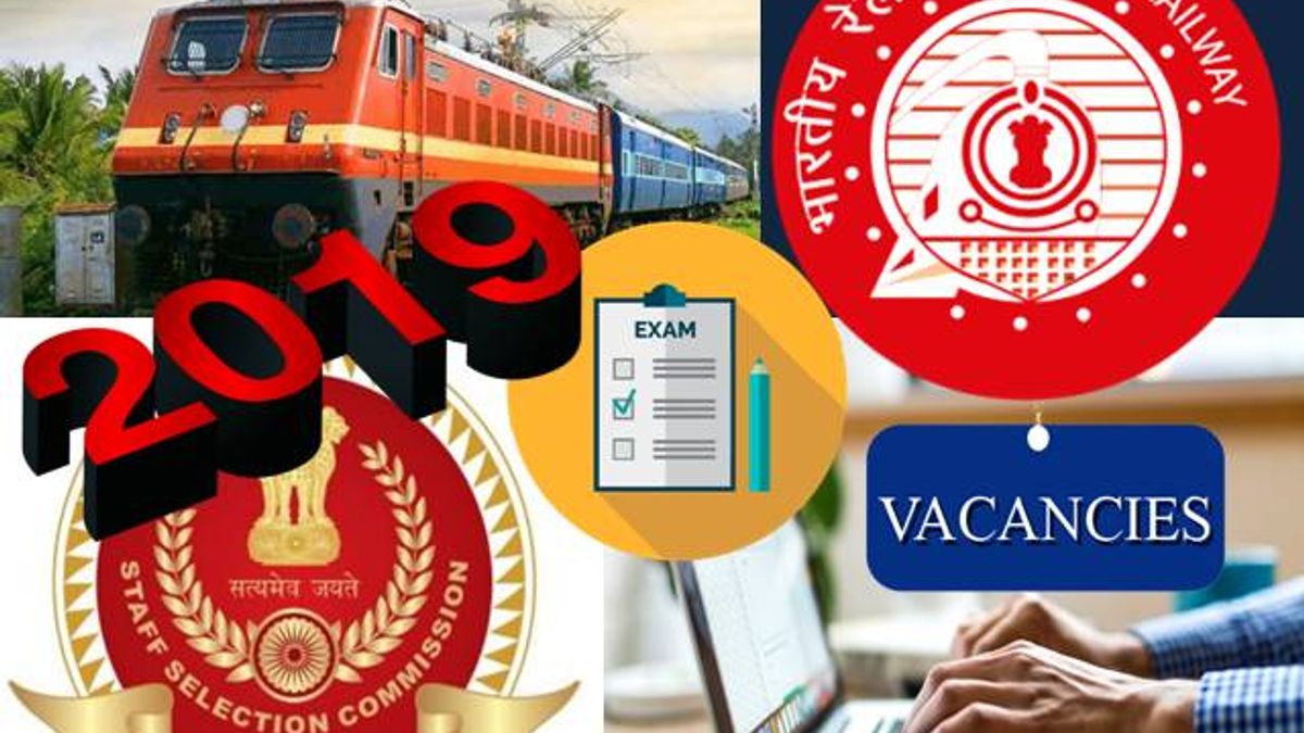 Top 11 Railways/RRB/RRC & SSC Govt Exams of 2019
