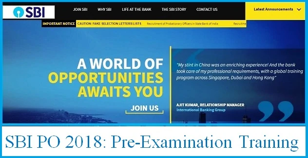 SBI PO Pre-Exam Training 2018: Latest FAQs