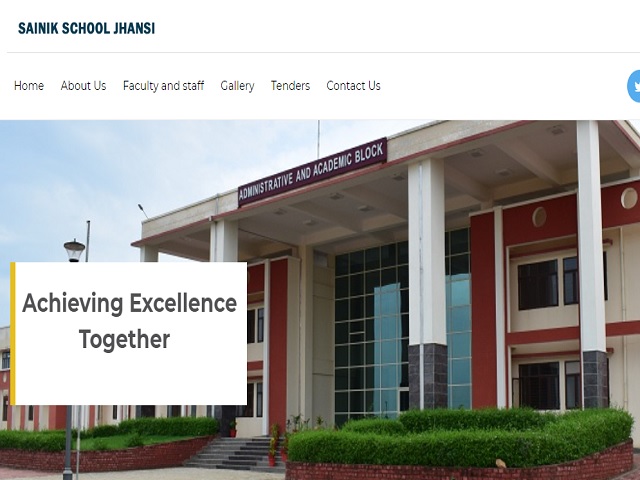 Sainik School, Jhansi Recruitment 2020: Apply Assistant Master (English) Post