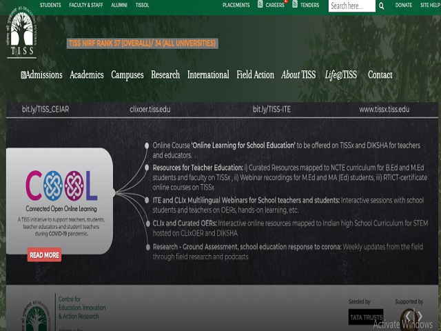 TISS Mumbai Recruitment 2020: Apply Research Officer Posts