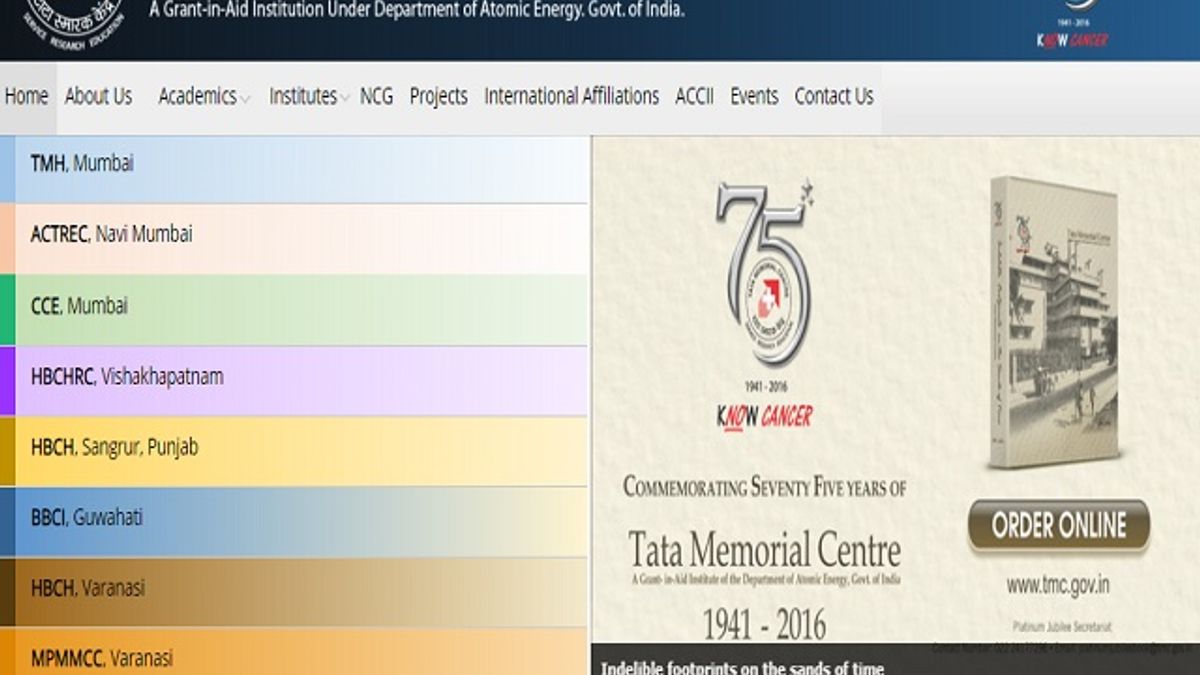 Tata Memorial Centre (TMC) Recruitment 2020: Apply Online for Medical Officers (General Duty) Posts