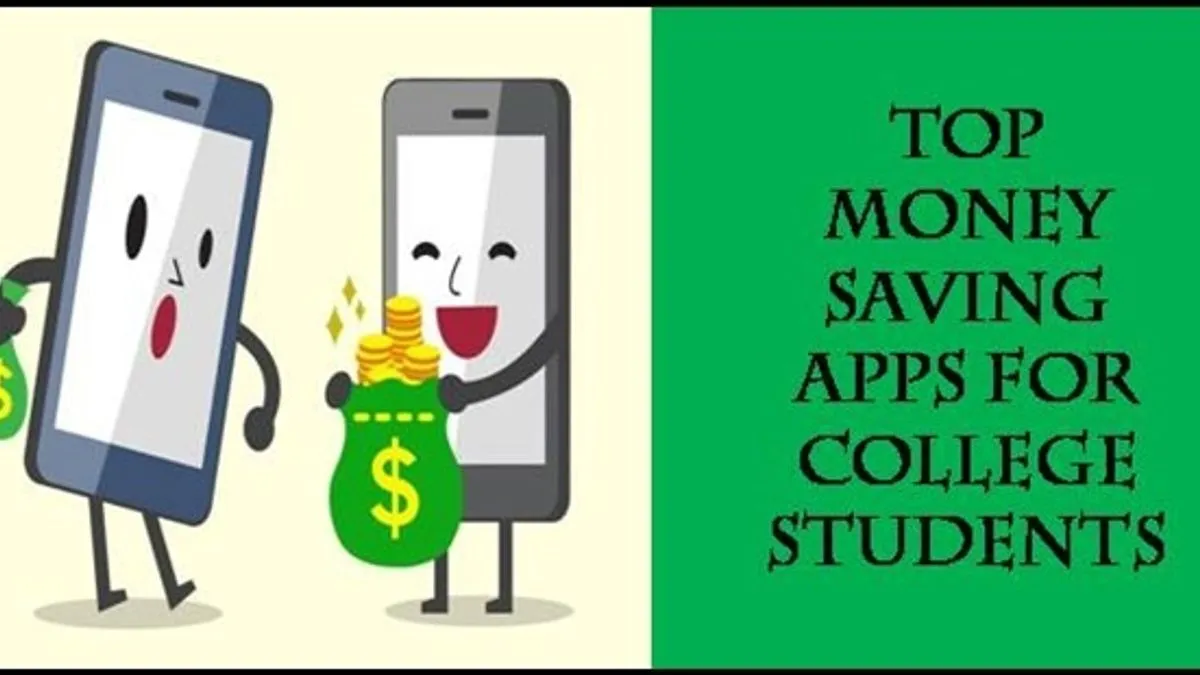Top money saving apps for college students