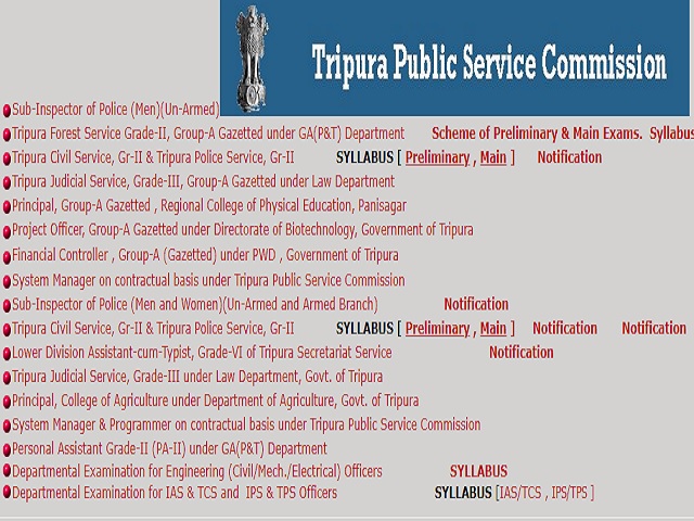 TPSC Recruitment 2020: Apply Online for 22 Sub Inspector of Police Posts @tpsc.gov.in