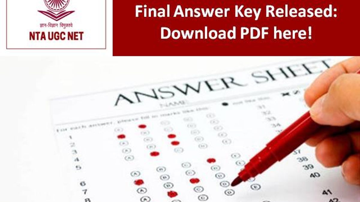 UGC NET 2019 Final Answer Key Released: Download PDF here!