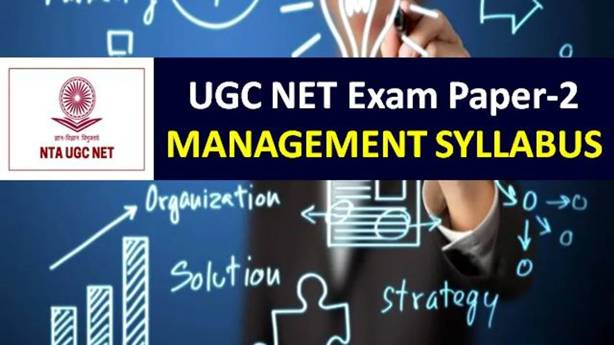 Ugc Net Management Syllabus 2020 Check Paper 2 Chapter Wise Detailed