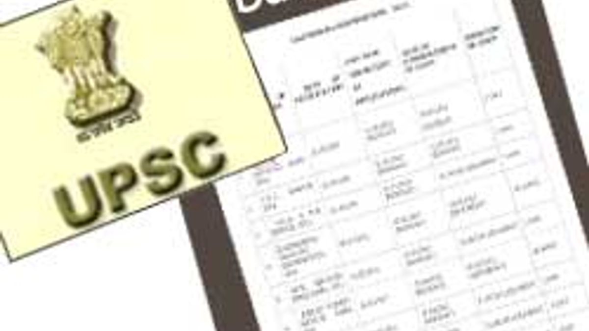 UPSC Calendar for Examinations - 2011