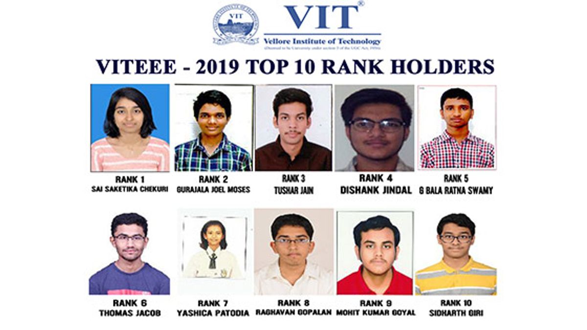 Karnataka Girl Tops VITEEE for Admission to B.Tech Courses