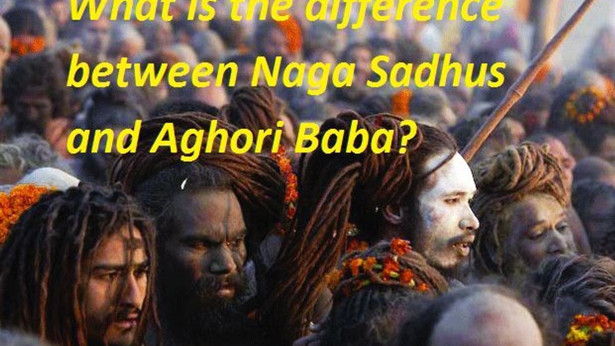 What is the difference between Naga Sadhu and Aghori baba?
