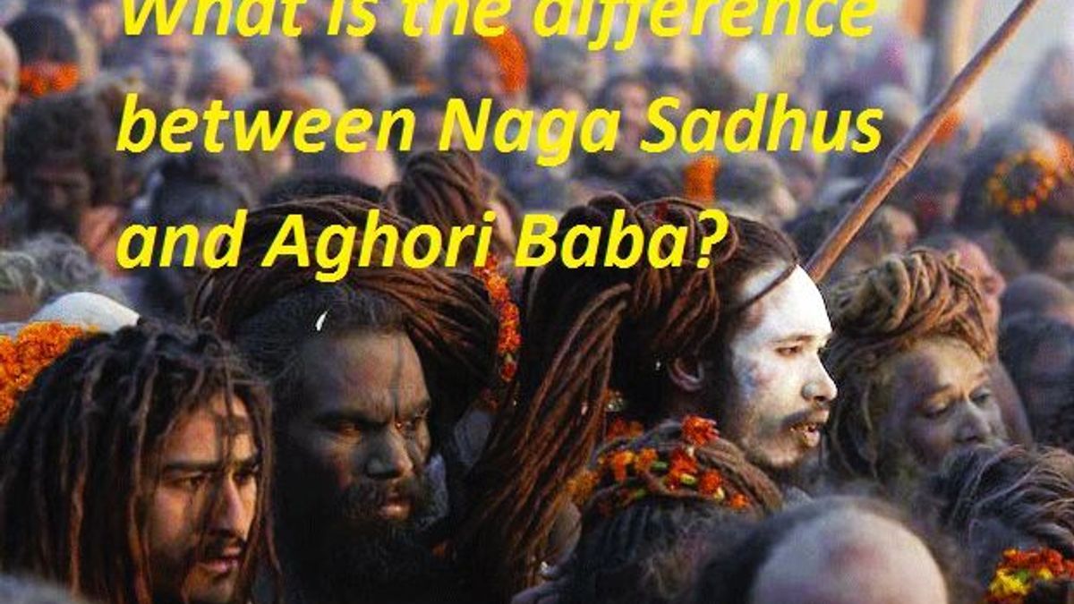 What is the difference between Naga Sadhus and Aghori Baba?