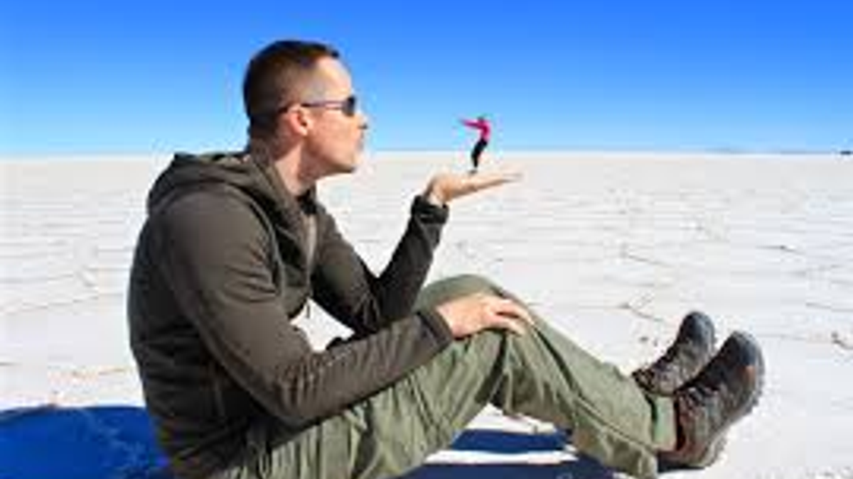 What is Forced-Perspective technique?