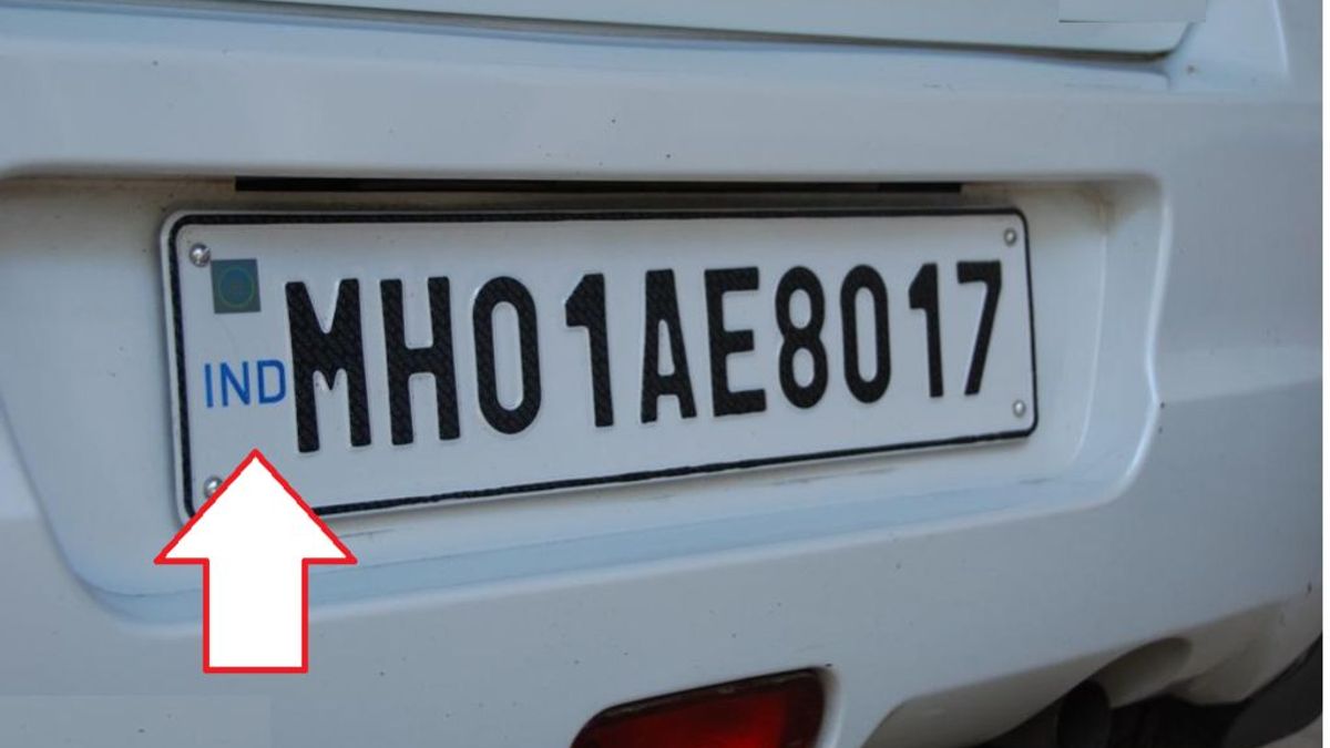 Why "IND" is written on Indian Vehicle number plates?