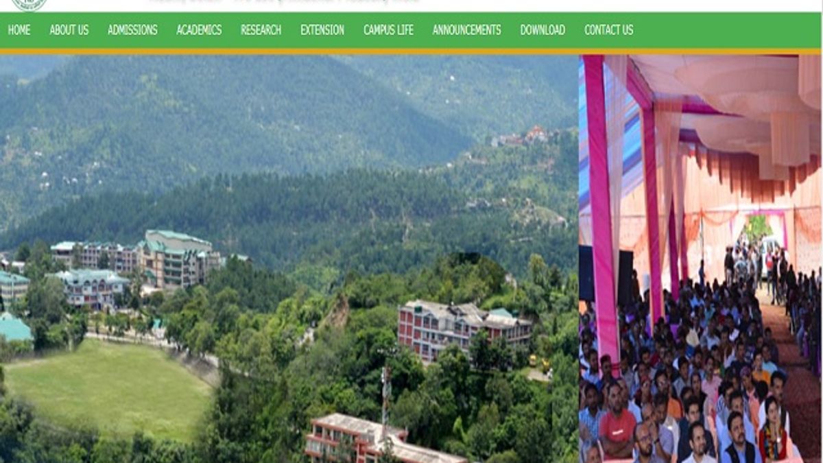 Dr Yashwant Singh Parmar University of Horticulture and Forestry (YSP University) Recruitment 2019 Walkin for Guest Faculty (Biochemistry) Posts