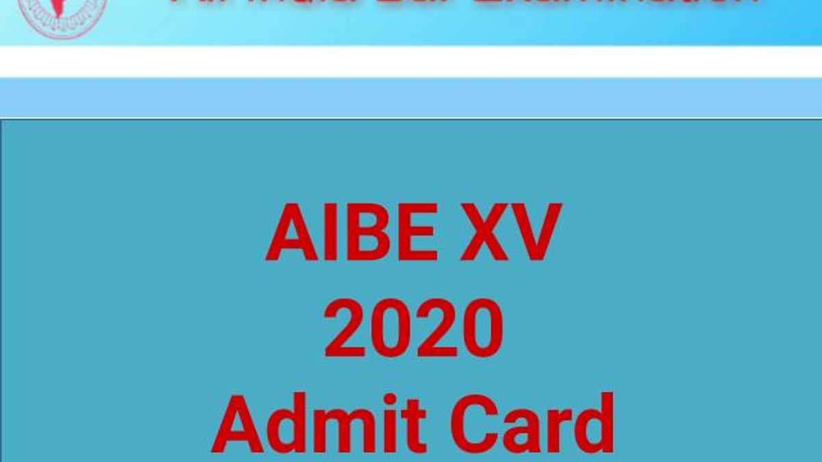 AIBE XVI Admit Card 2021 Today - Get Direct Link to Download