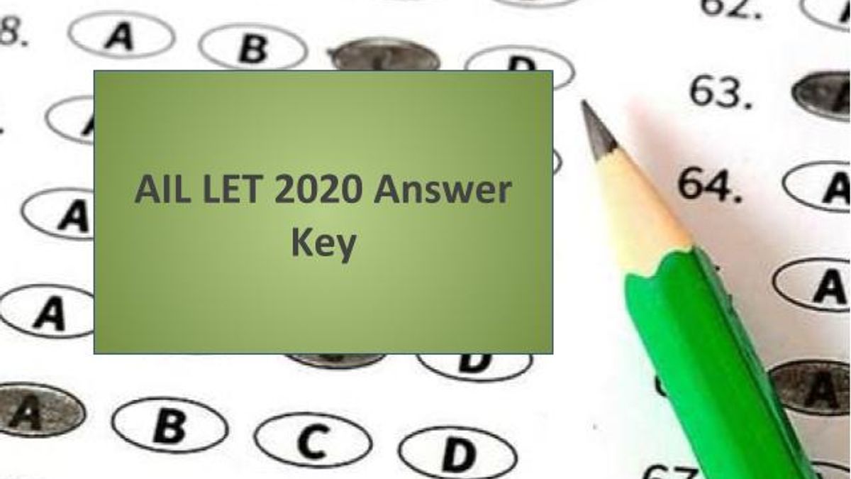 AIL LET 2020 Answer Key