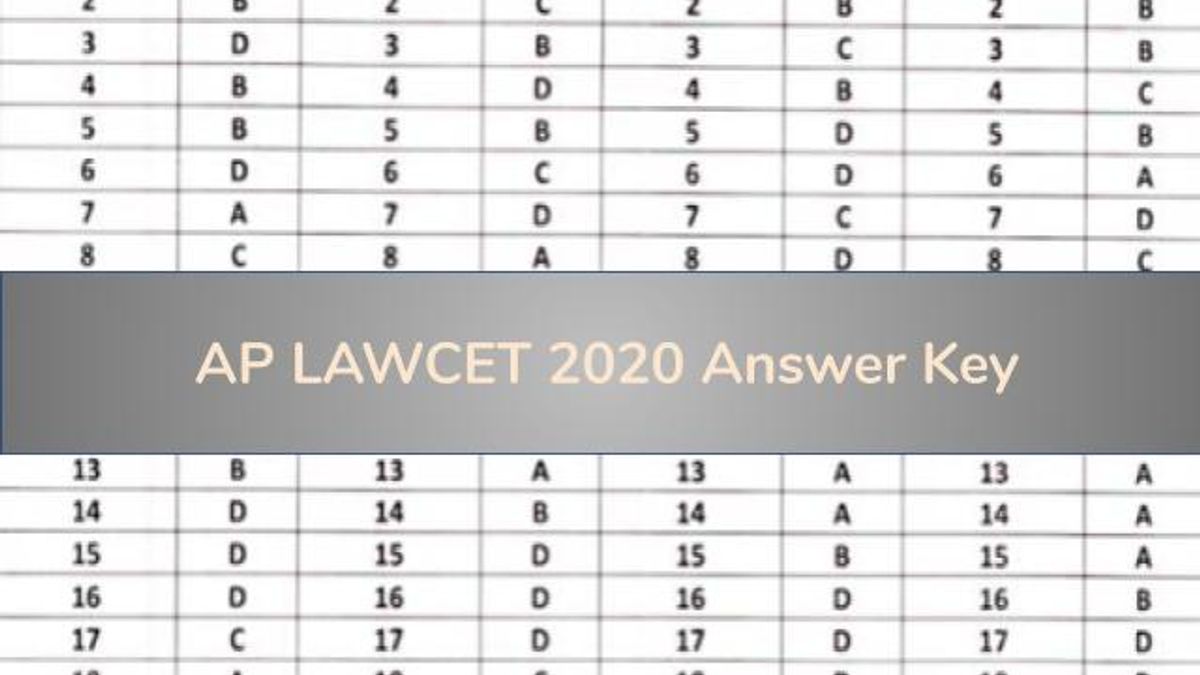 AP LAWCET Answer Key
