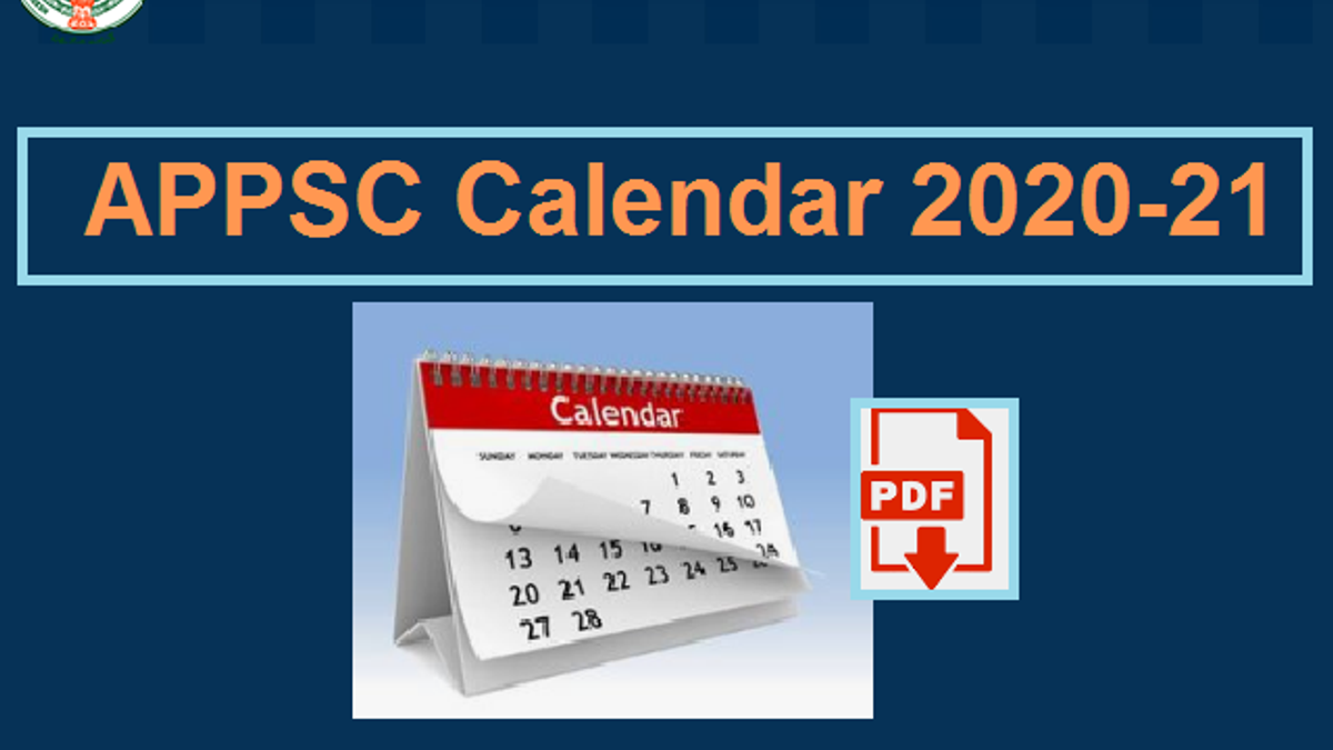 APPSC Calendar 2020 Revised Released Check Exam Date of Group 1,2,4/JL