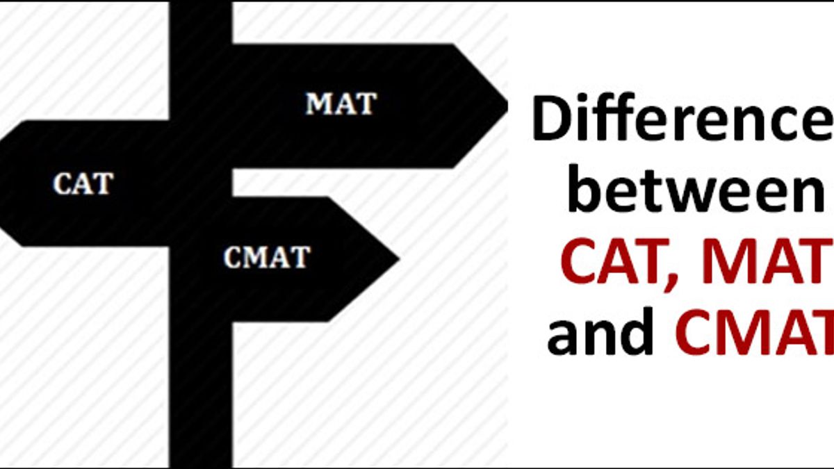 What is the differences between CAT, MAT, and CMAT | MBA entrance exams
