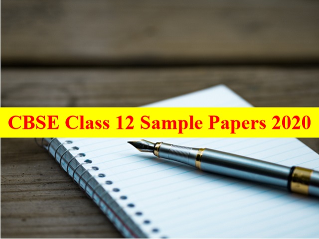 CBSE Sample Paper 2021 for 12th Board Exams (Based on ...