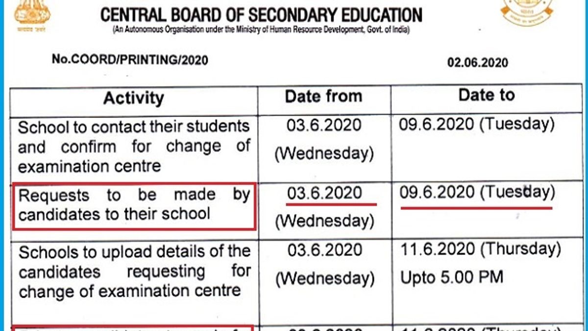 CBSE 2020 Board Exam: महत्वपूर्ण दिशा निर्देश और गाइडलाइन्स जारी!