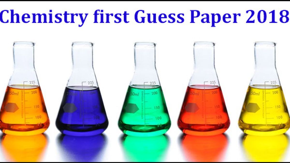 UP Board 2018: Class 12th Chemistry (I) Guess Paper Solved