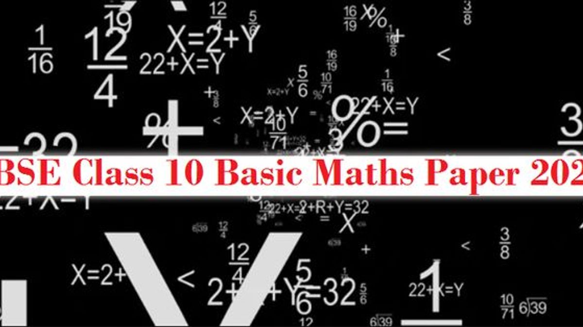 CBSE Class 10 Basic Mathematics Question Paper 2020