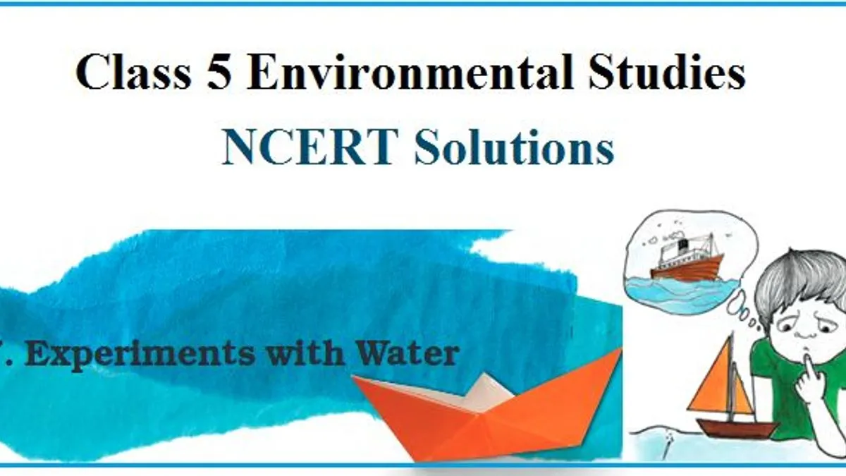 NCERT Solutions for Class 1 EVS (Environmental Studies)