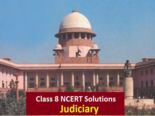 NCERT Solutions for Class 8 Social Science Civics Chapter 5 - Judiciary