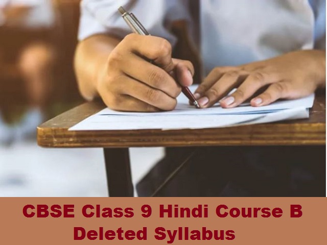 CBSE Syllabus For Class 9 Hindi B Reduced For Annual Exam 2021 - Check ...