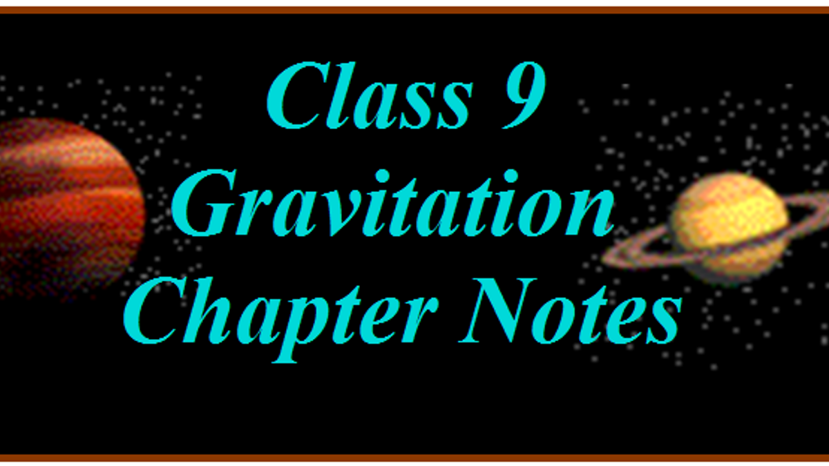 Cbse Class 9 Science Chapter Gravitation Notes Part I 