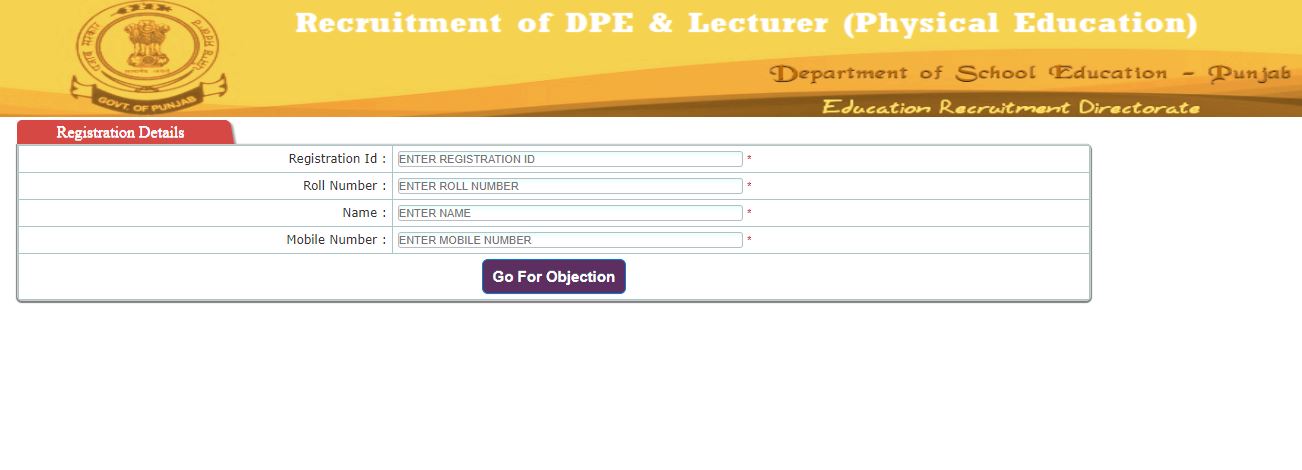 Education Recruitment Board Punjab Answer Key for 947 DPE and Lecturer Released @educationrecruitmentboard.com