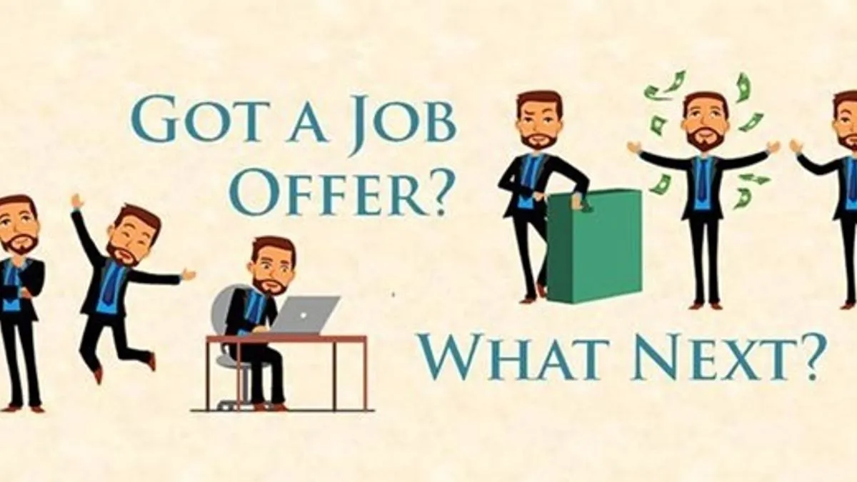 5 things you must do after getting a Job Offer