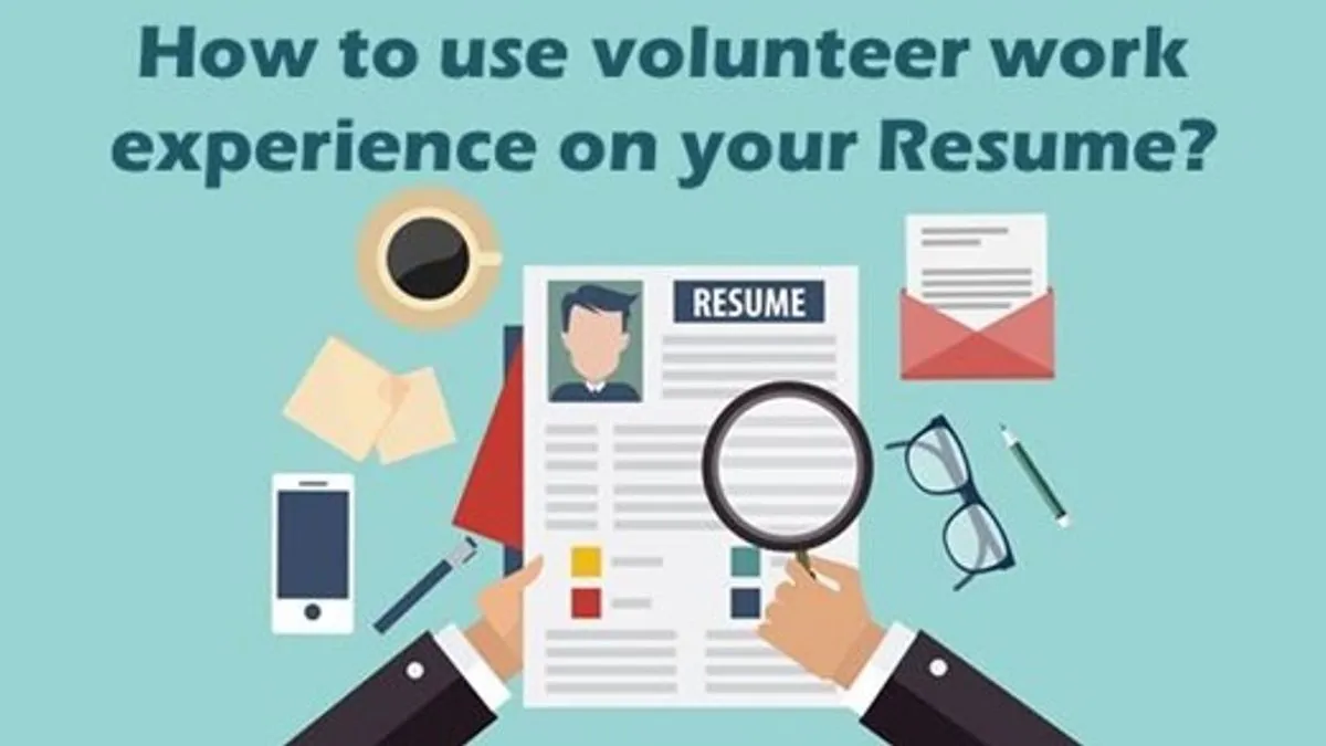 how to include volunteer work on resume