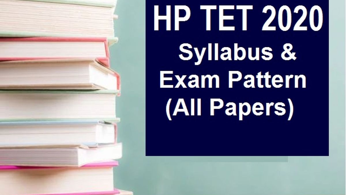 HP TET Syllabus 2020